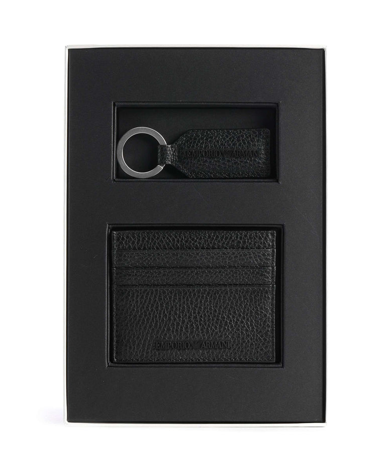 Emporio Armani Giftset Credit card holder black