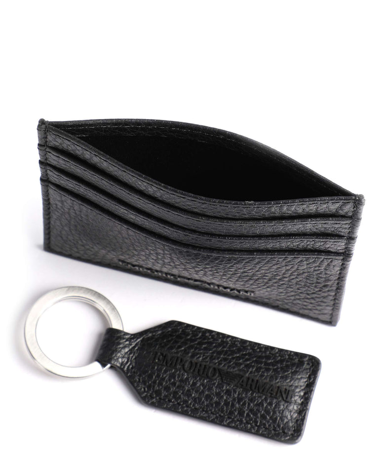 Emporio Armani Giftset Credit card holder black