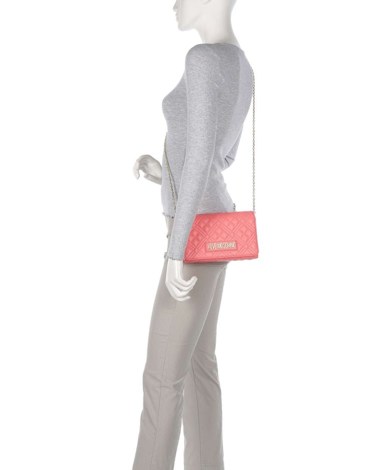 Love Moschino Smart Daily Crossbody bag coral