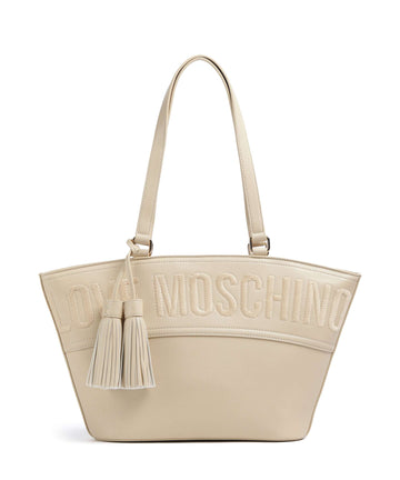 Love Moschino Item Cabas Tote bag beige