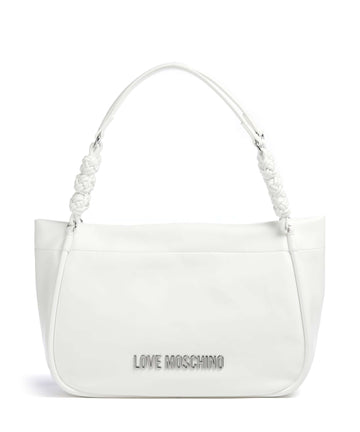 Love Moschino Tender Borsa shopper bianco