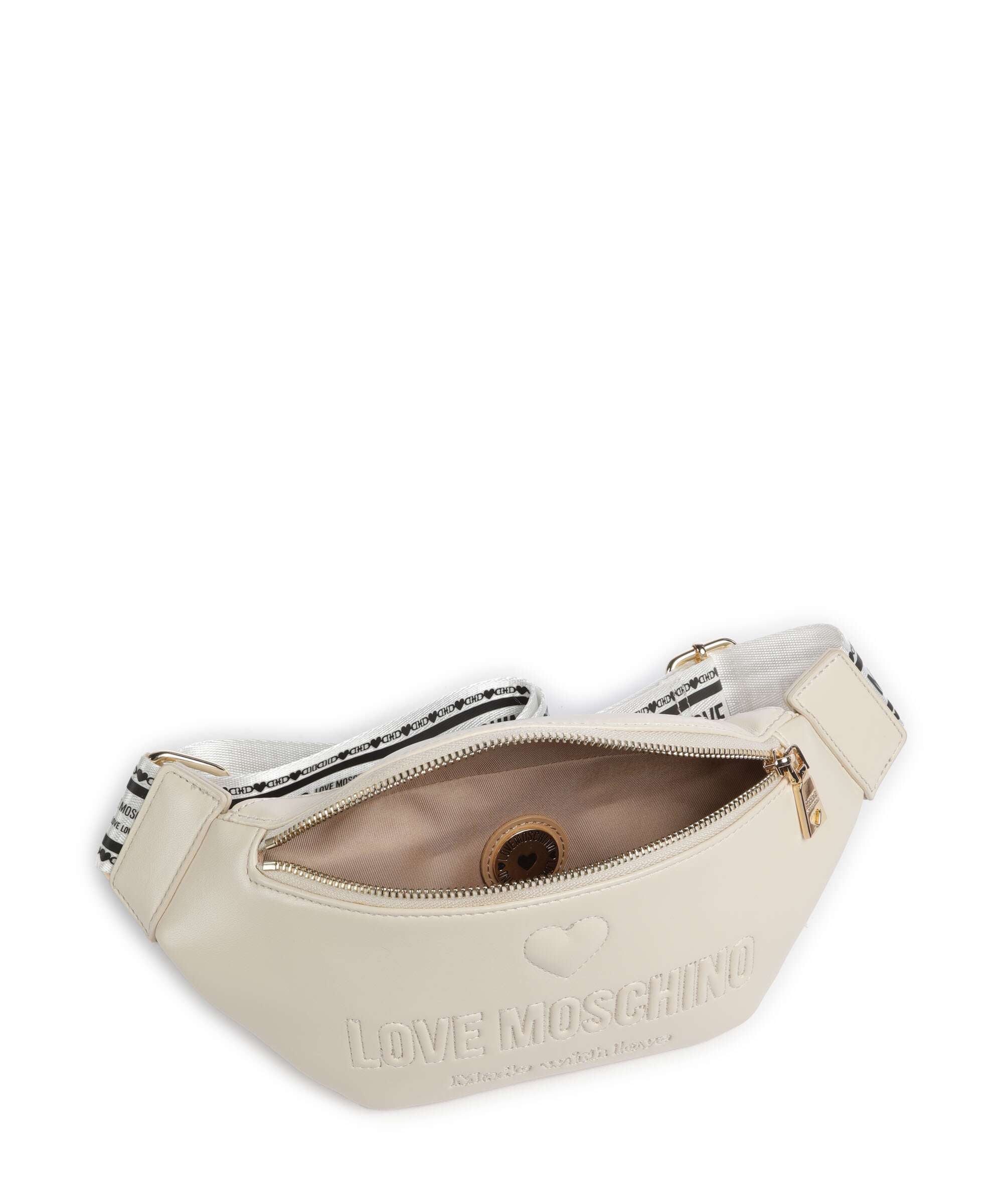 Love Moschino Ember Belt bag avorio