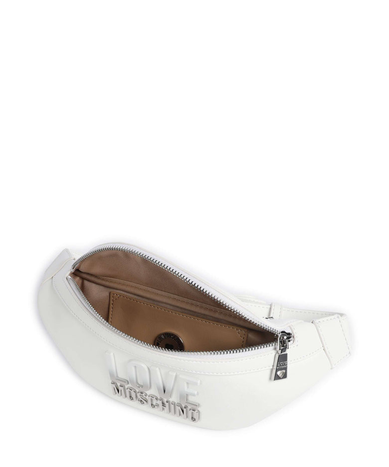 Love Moschino Prism Fanny pack bianco