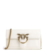 Pinko Love One Portafoglio bianco seta/antique gold