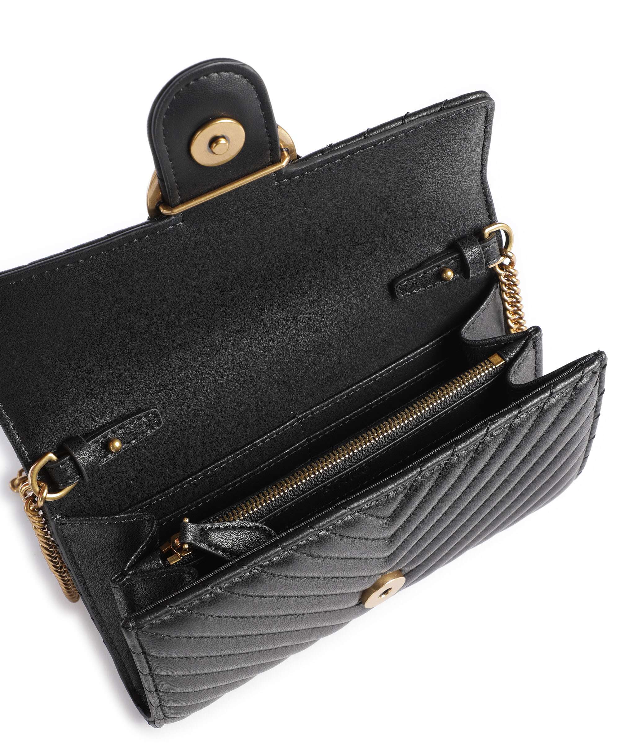 Pinko Love One Wallet nero/antique gold