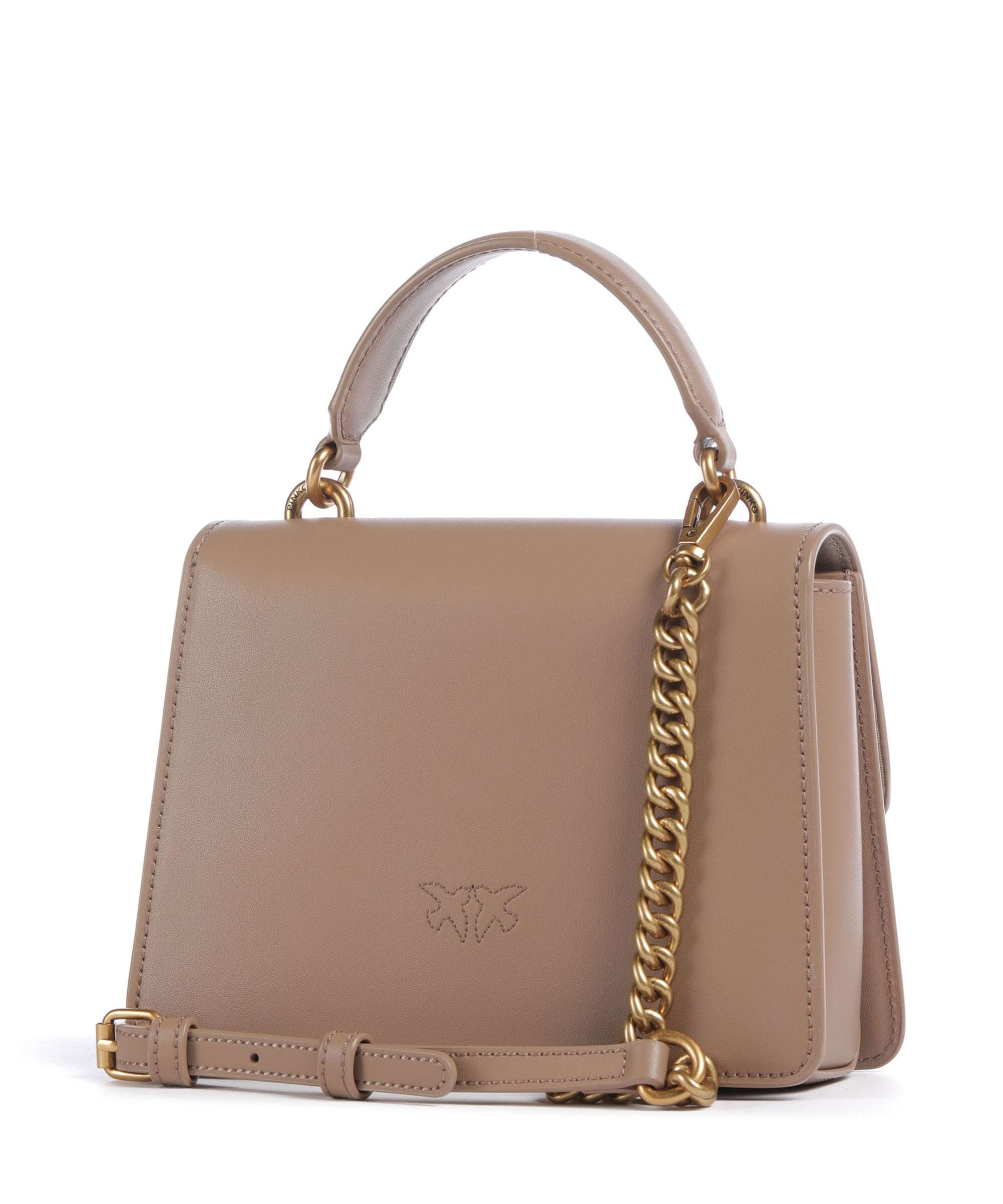 Pinko Love One Mini Handbag biscotto zenzero/antique gold