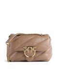 Pinko Love Puff Mini Shoulder bag biscotto zenzero/antique gold