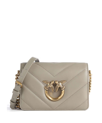Pinko Love Click Mini Borsa a tracolla noce/antique gold