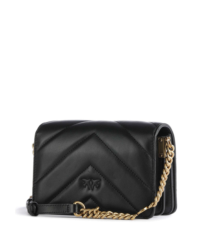 Pinko Love Click Mini Crossbody bag nero/antique gold