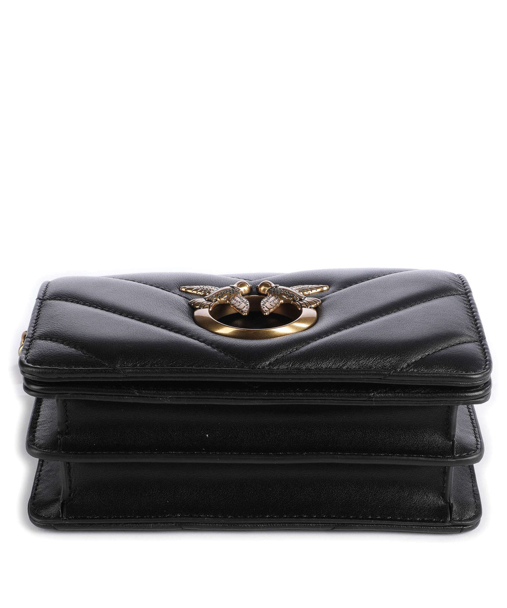 Pinko Love Click Mini Crossbody bag nero/antique gold