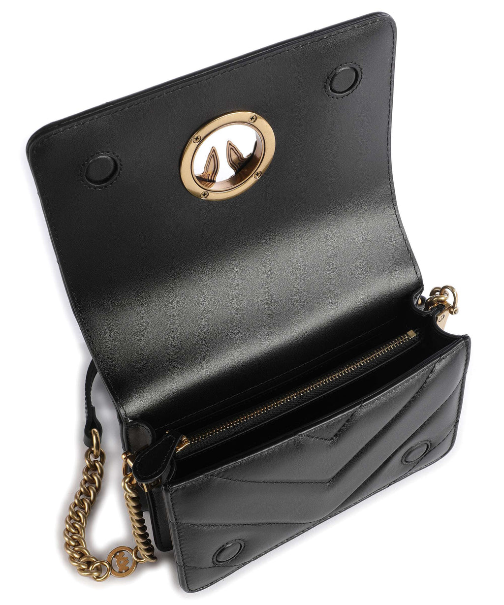 Pinko Love Click Mini Crossbody bag nero/antique gold