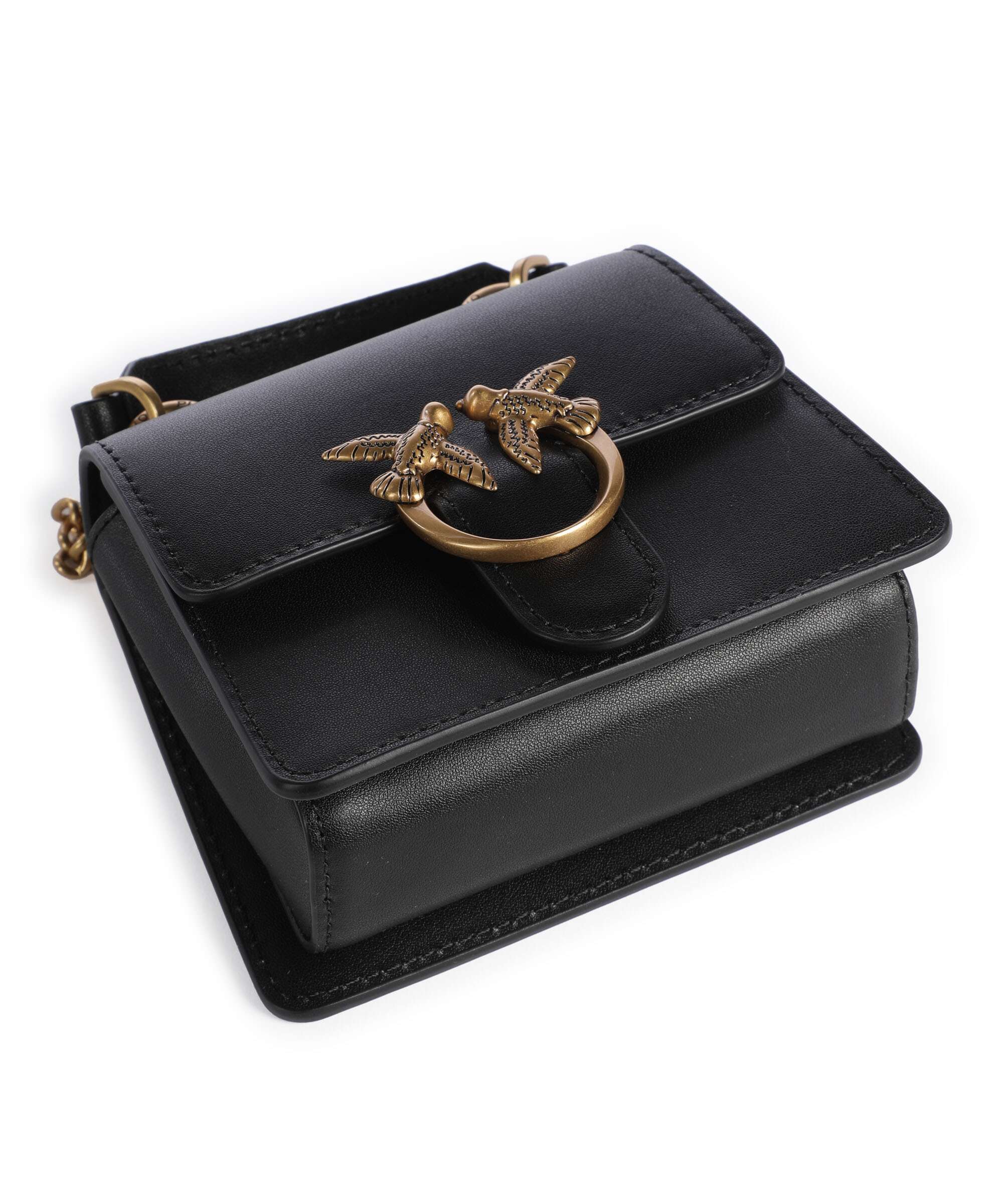 Pinko Love One Micro Crossbody bag nero