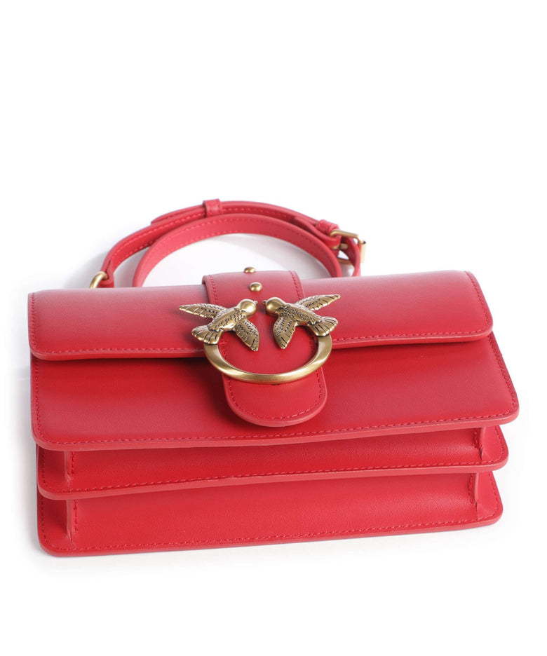 Pinko Love One Mini Crossbody bag rosso