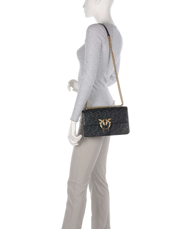 Pinko Love One Classic Shoulder bag nero/antique gold