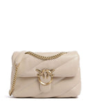 Pinko Love Puff Classic Borsa a spalla beige/grigio fumo/antique gold