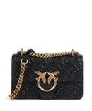 Pinko Love One Mini Borsa a spalla nero/antique gold