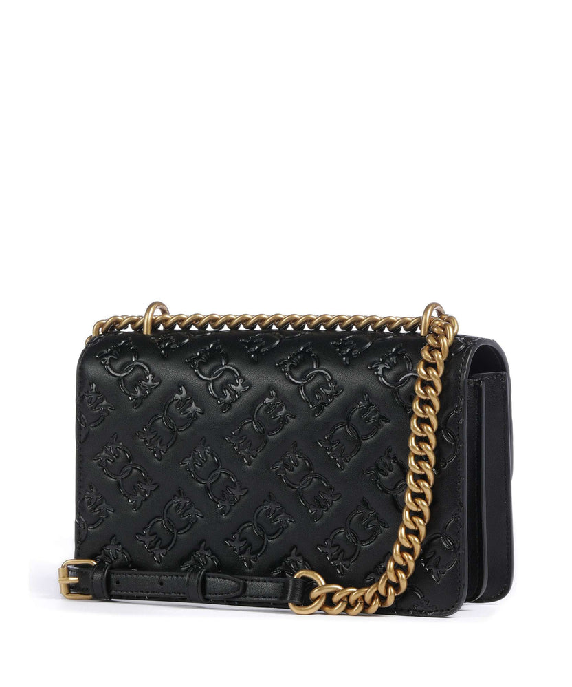 Pinko Love One Mini Shoulder bag nero/antique gold