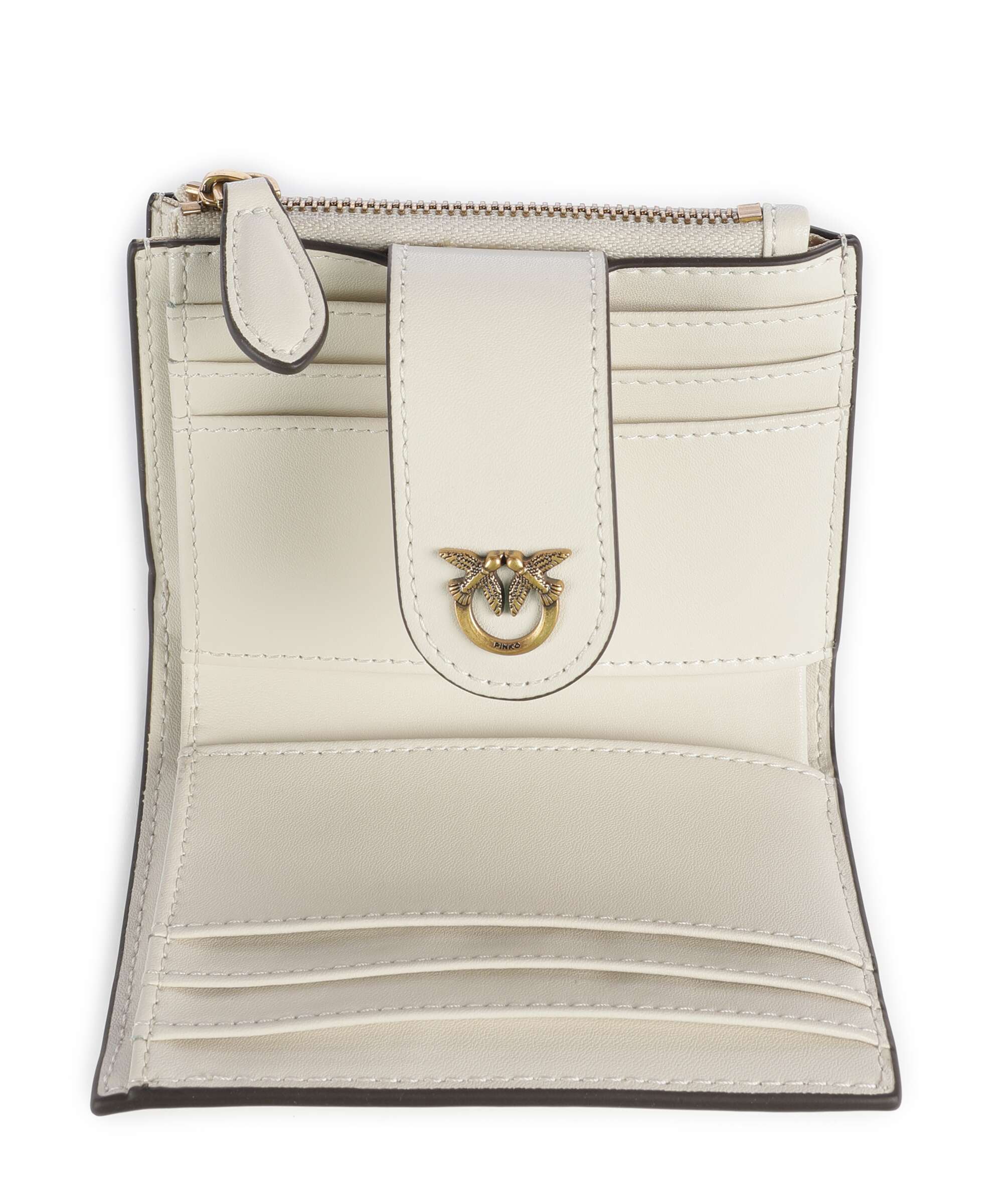 Pinko Wallet bianco seta/antique gold