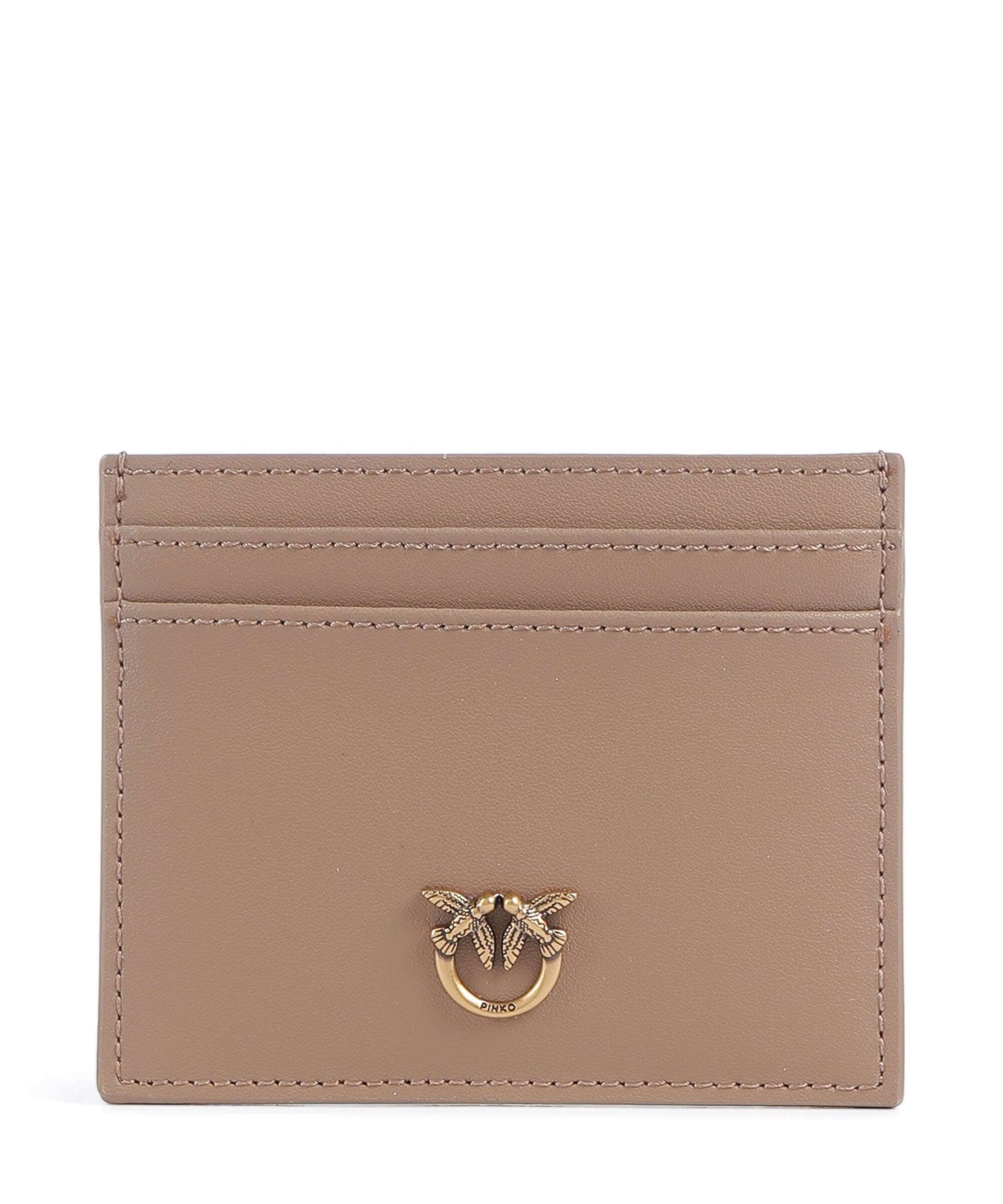 Pinko Credit card holder biscotto zenzero/antique gold