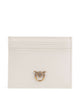 Pinko Credit card holder bianco seta/antique gold