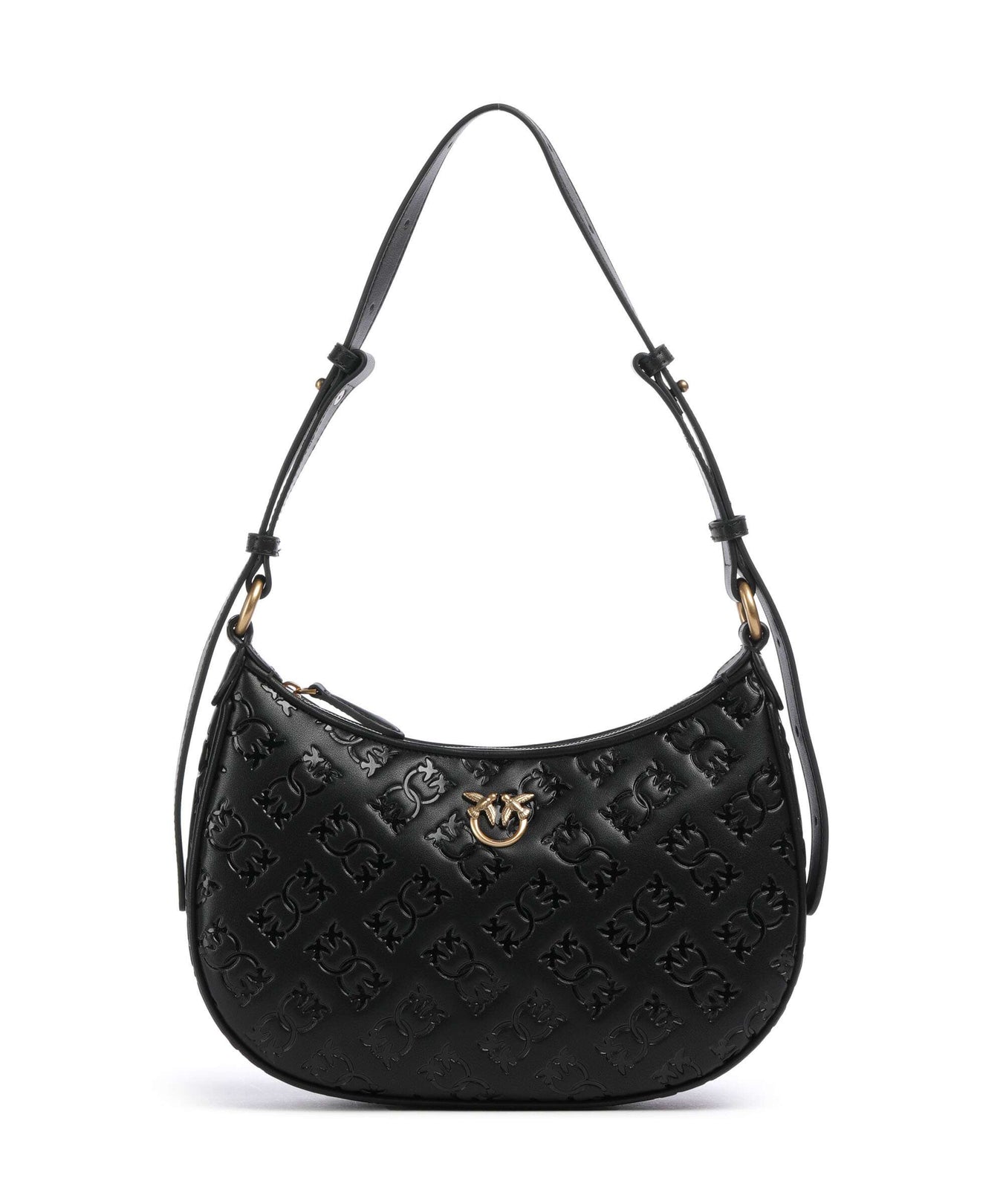Pinko Half Moon Mini Shoulder bag nero/antique gold