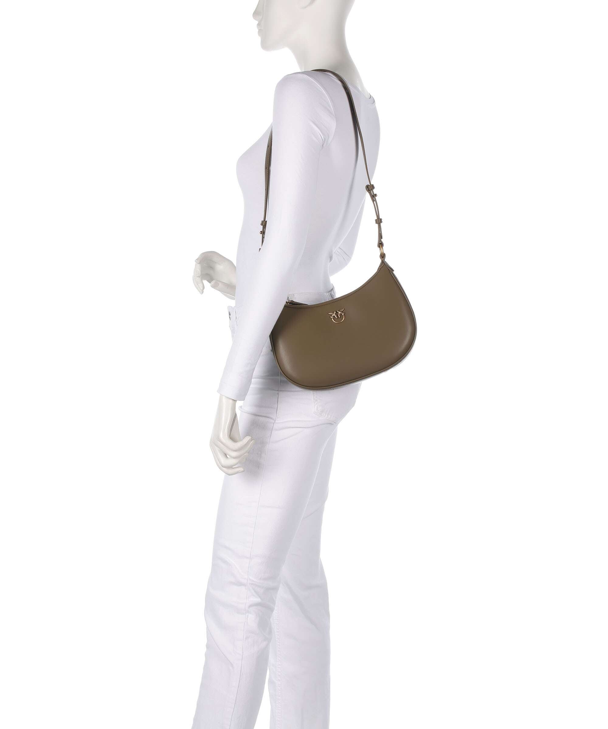 Pinko Half Moon Mini Shoulder bag scricciolo/antique gold