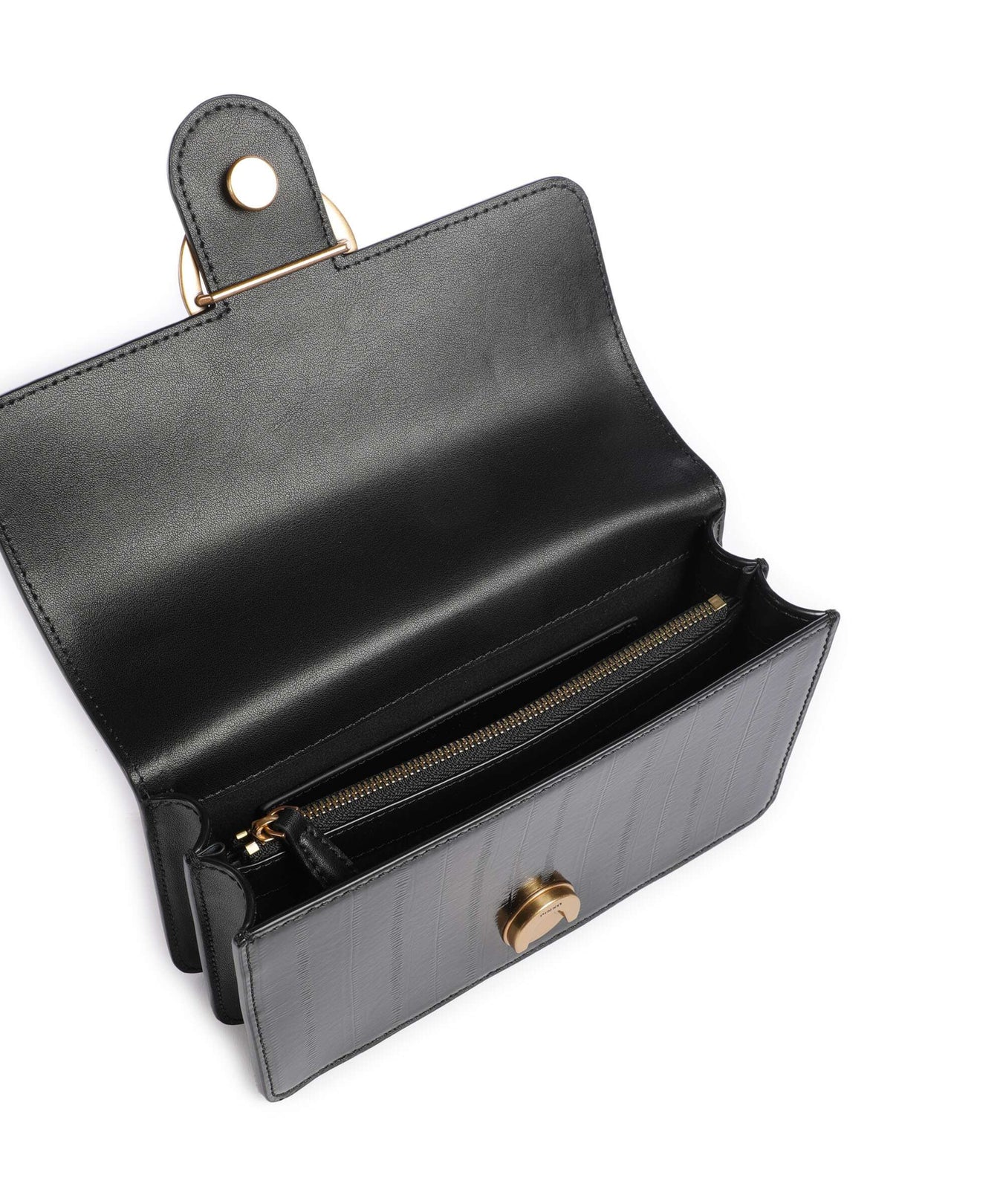 Pinko Love One Mini Shoulder bag nero/antique gold