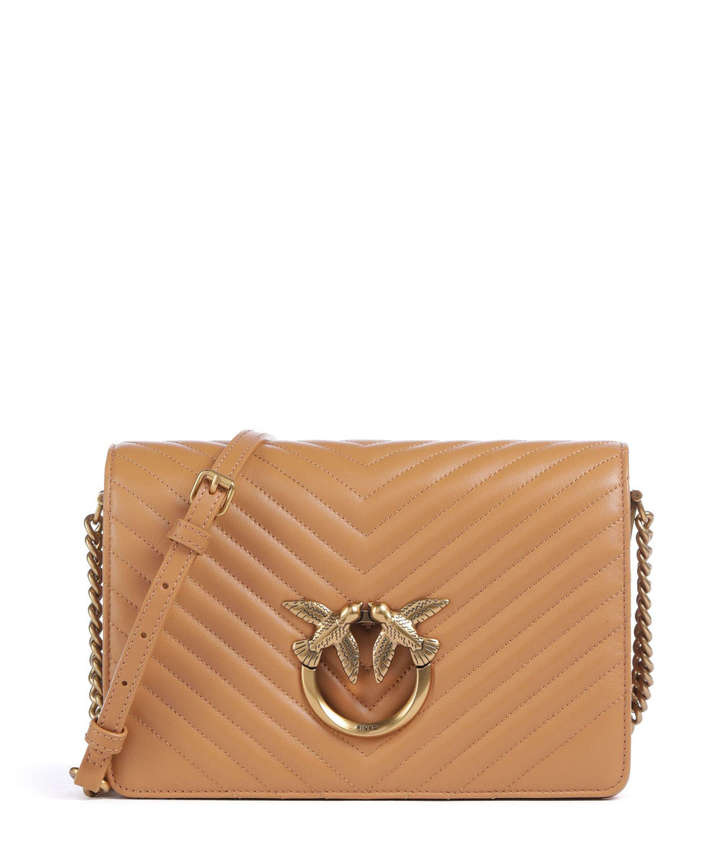 Pinko Love Click Classic Crossbody bag torrone/antique gold