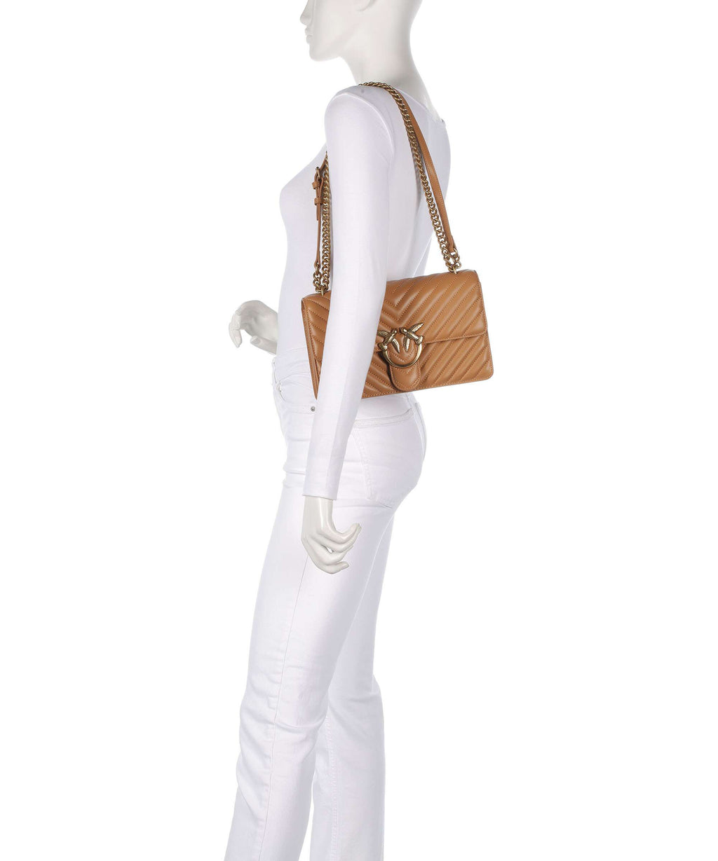 Pinko Love One Classic Shoulder bag torrone/antique gold