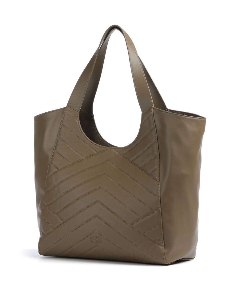 Pinko Puzzle Tote bag scricciolo/antique gold