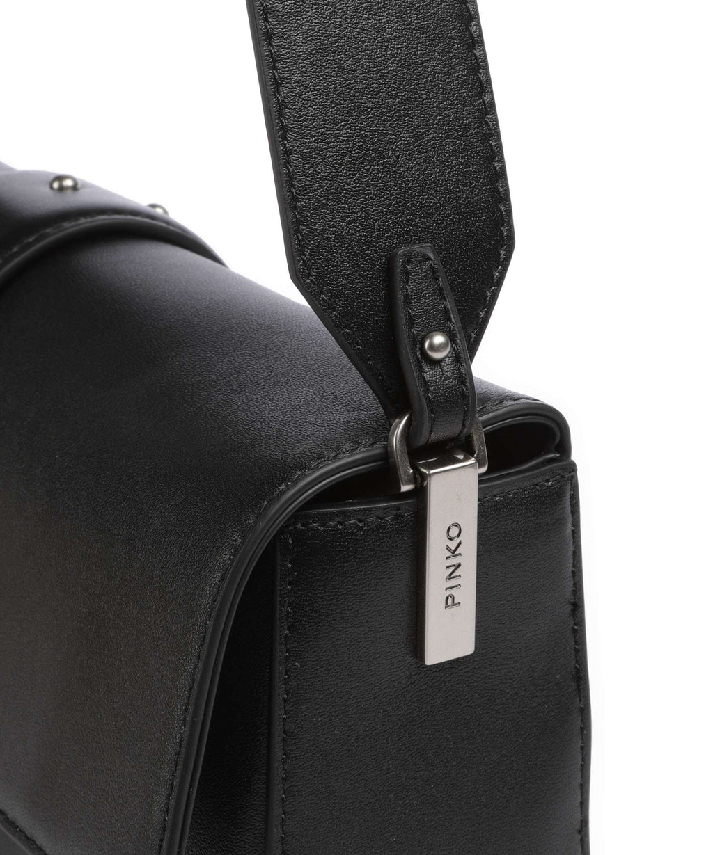 Pinko Love One Classic Slouchy Shoulder bag nero/old silver
