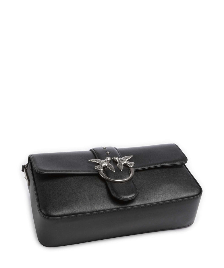 Pinko Love One Classic Slouchy Shoulder bag nero/old silver