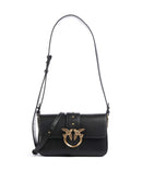 Pinko Love One Mini Slouchy Borsa a spalla nero/antique gold