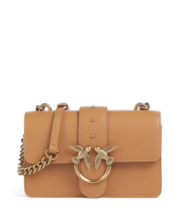 Pinko Love One Mini Borsa a tracolla torrone/antique gold