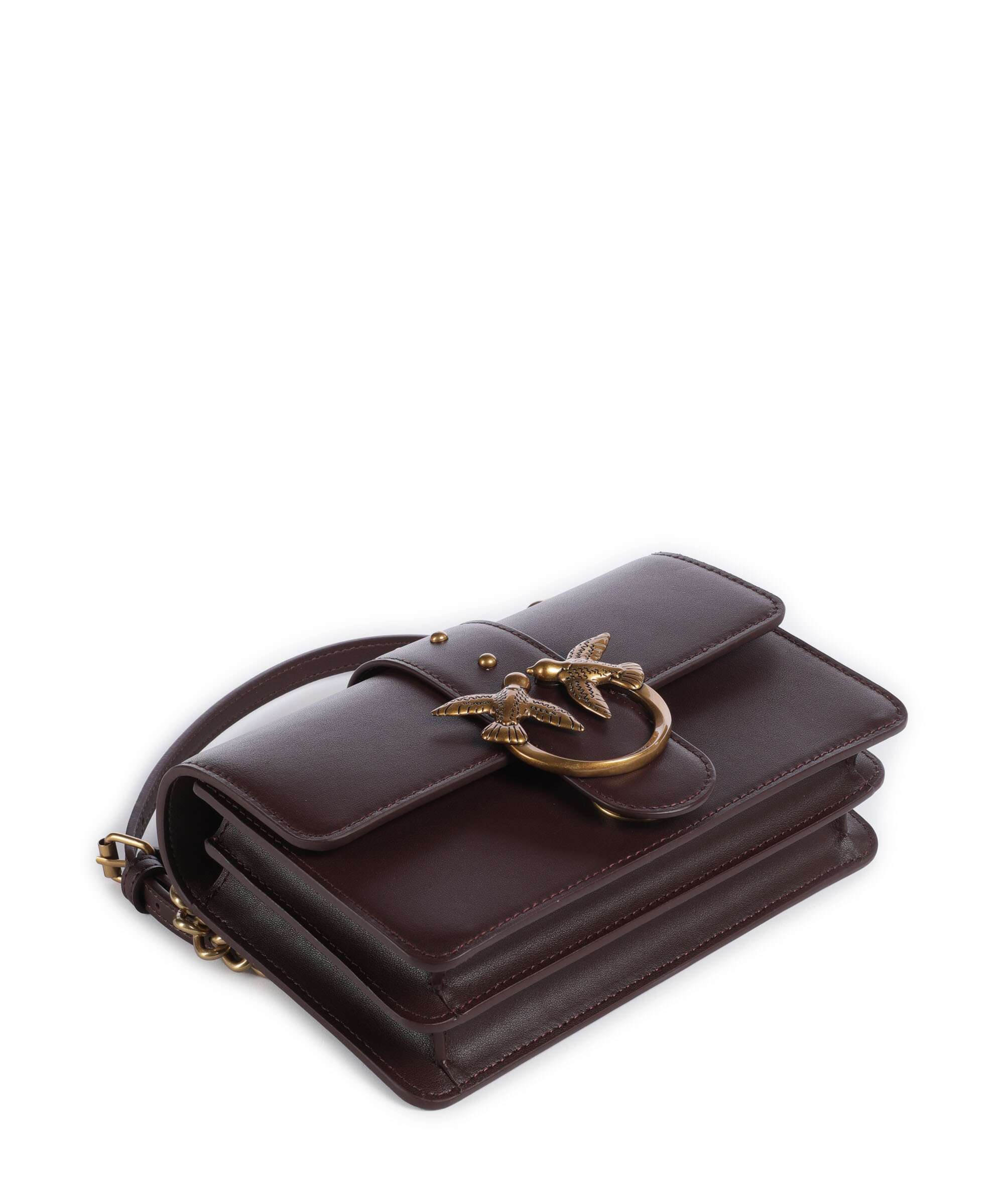 Pinko Love One Mini Crossbody bag uva di catawba/antique gold