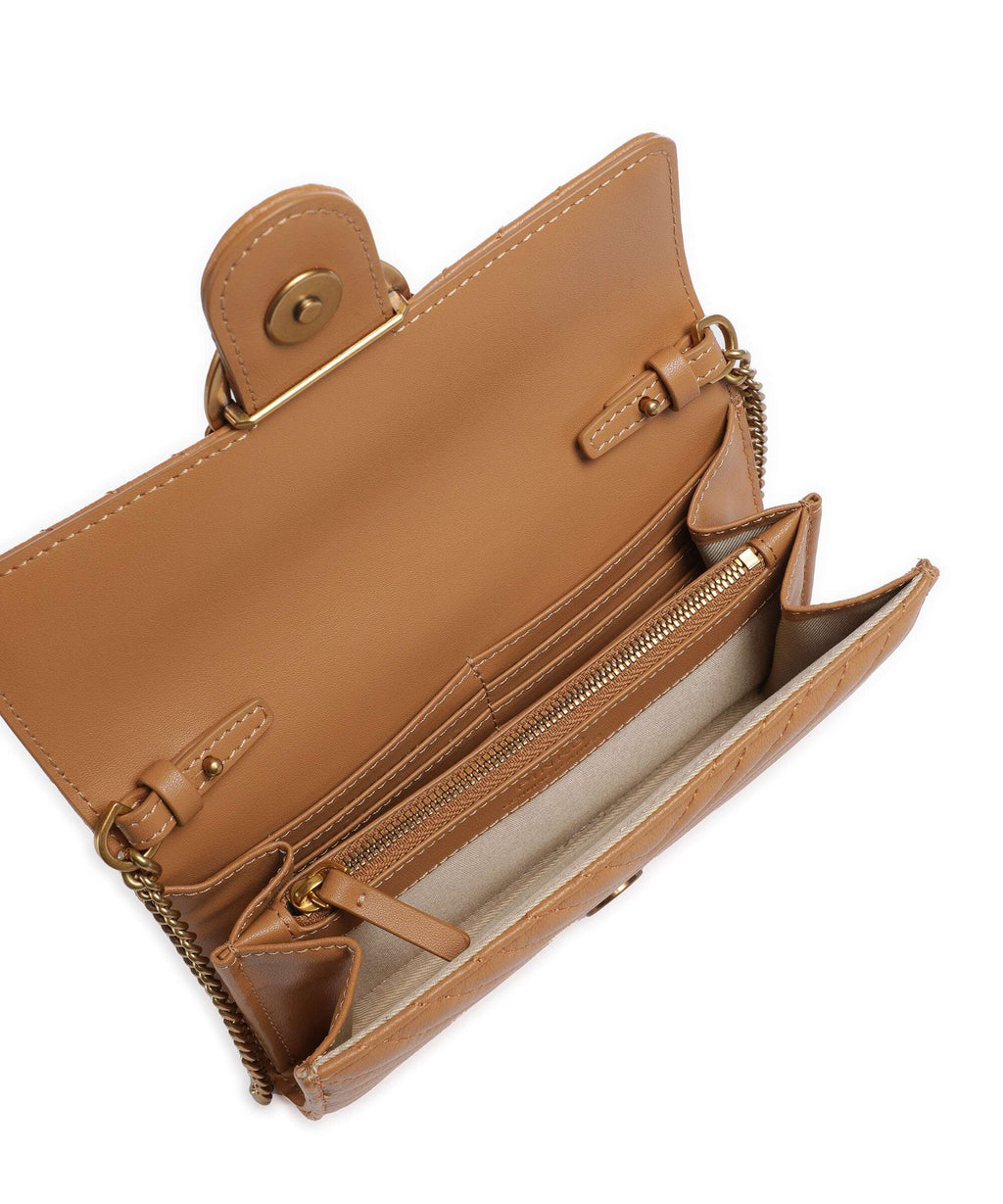 Pinko Love One Wallet torrone/antique gold