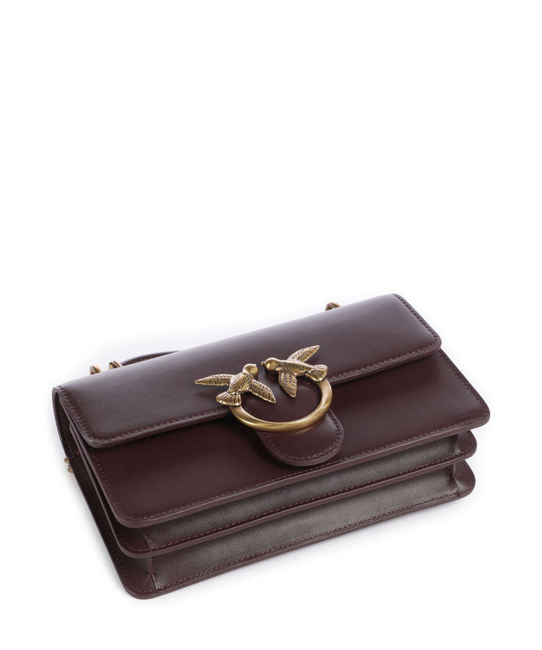 Pinko Love One Mini Shoulder bag uva di catawba/antique gold