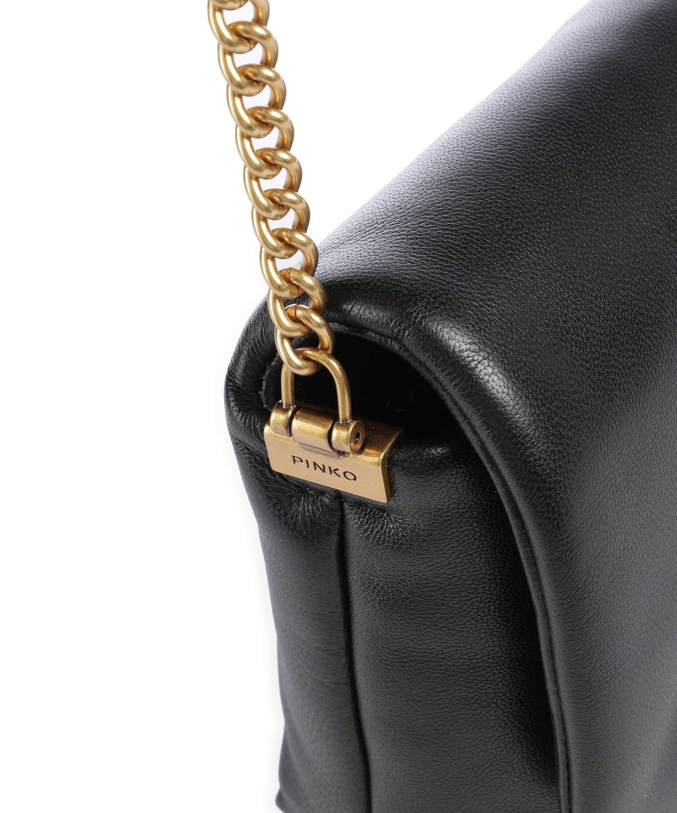 Pinko Love Click Puff Baby Crossbody bag nero/antique gold