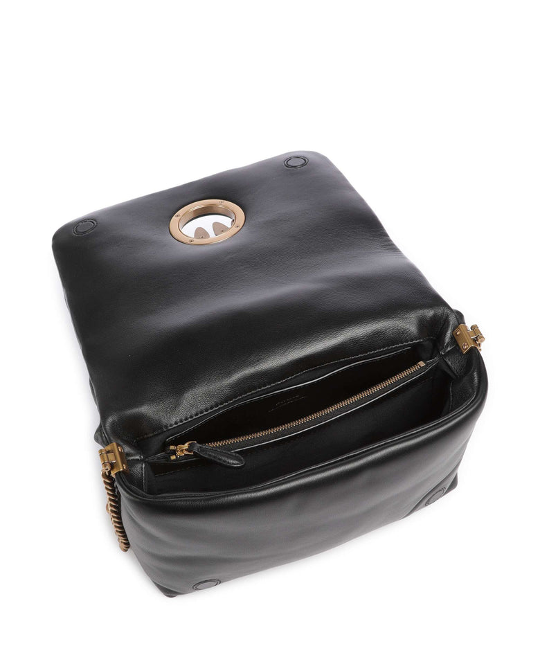 Pinko Love Click Puff Classic Crossbody bag nero/antique gold