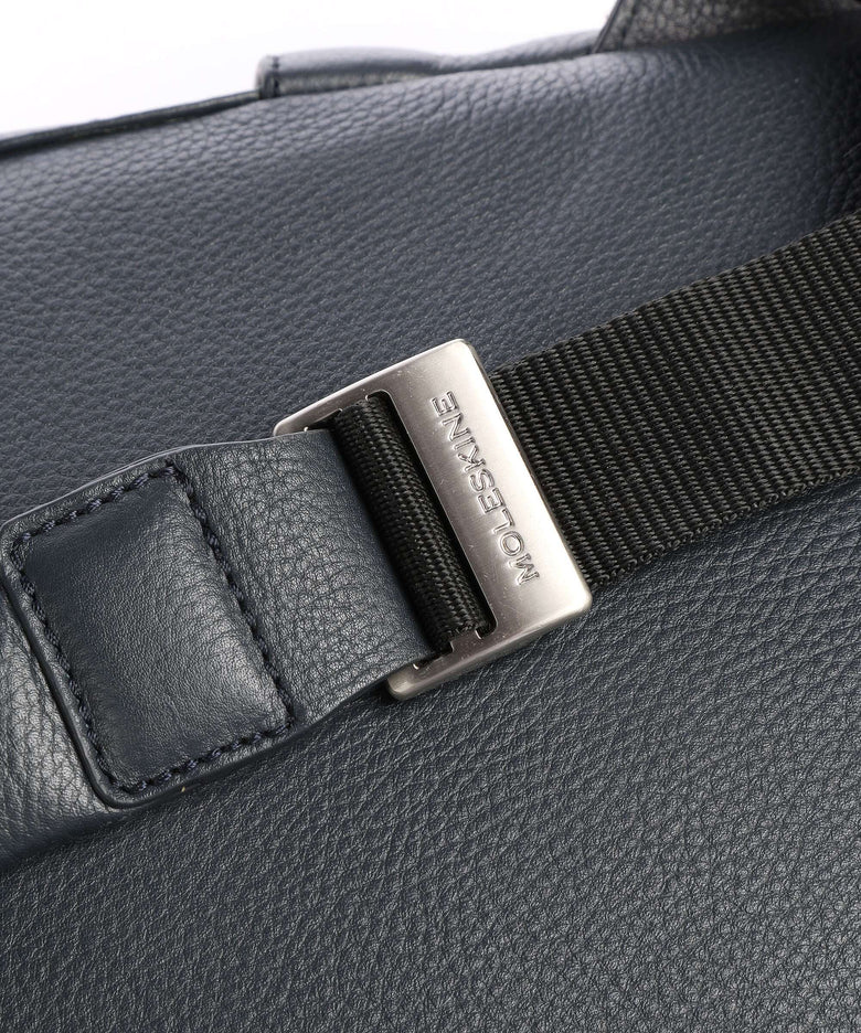 Moleskine Classic Leather Backpack sapphire blue