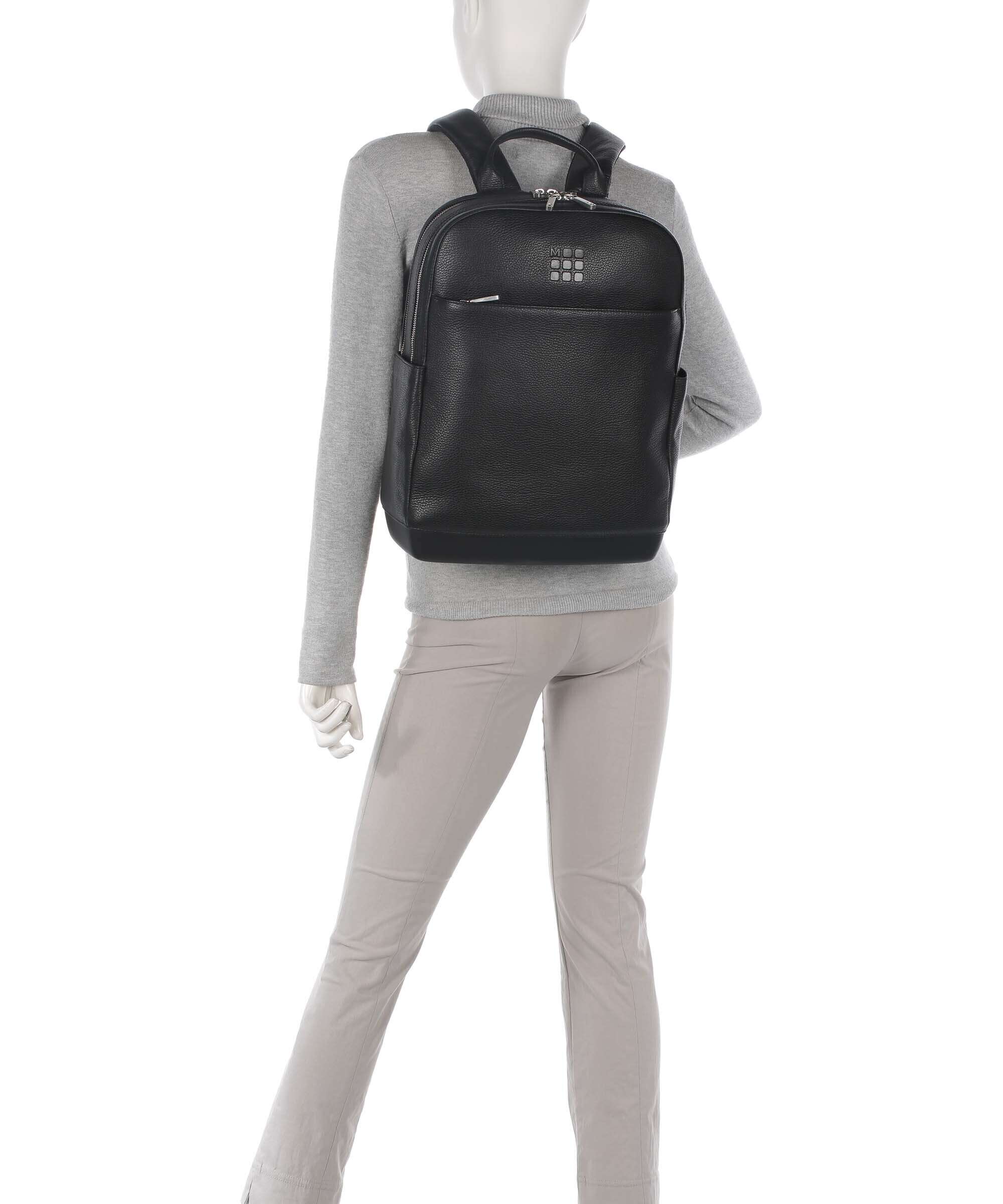 Moleskine Classic Leather Backpack schwarz