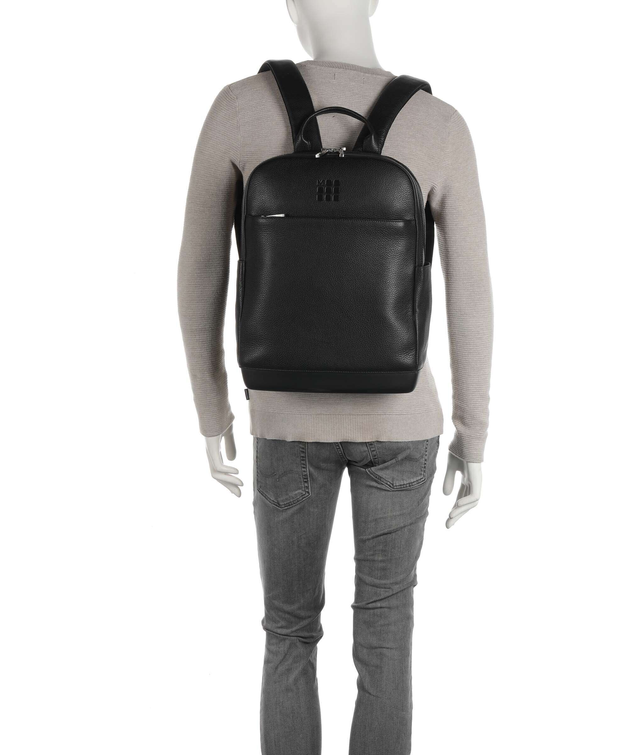 Moleskine Classic Leather Backpack schwarz
