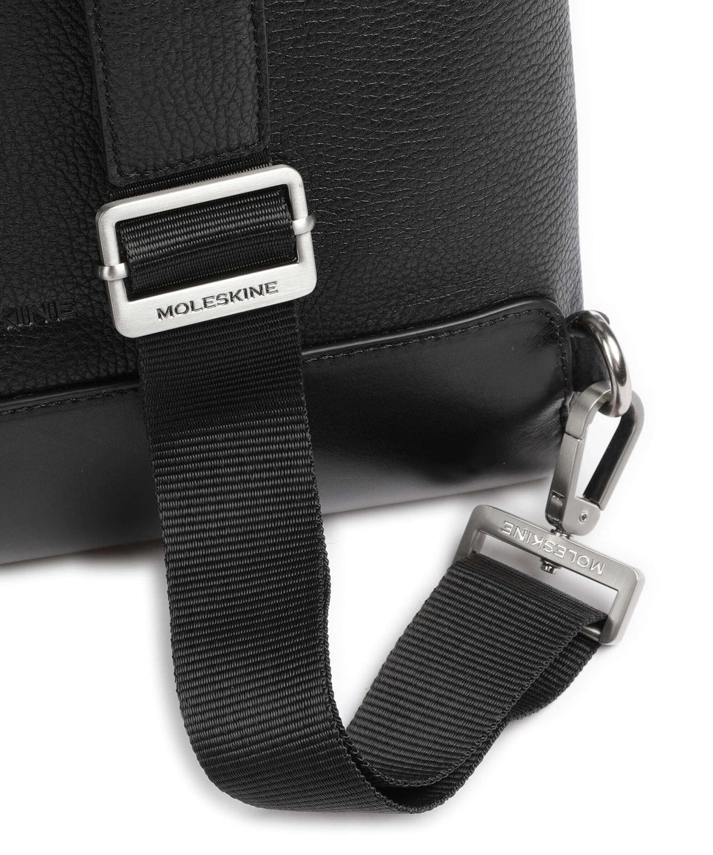 Moleskine Classic Leather Backpack schwarz