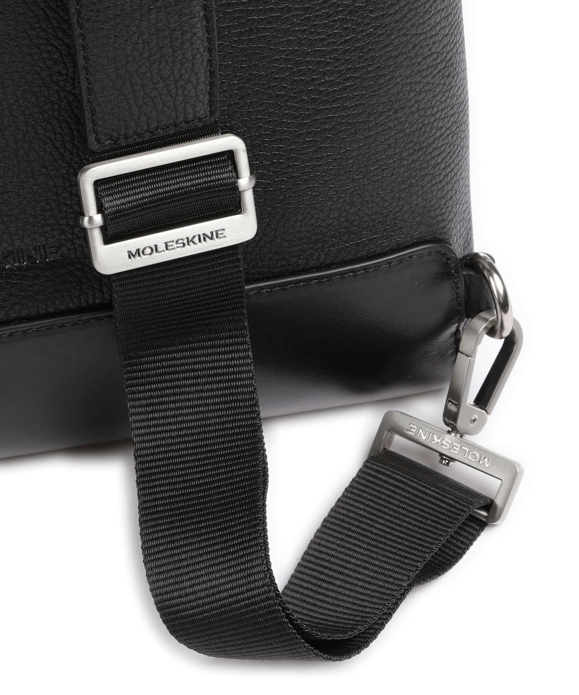Moleskine Classic Leather Backpack schwarz