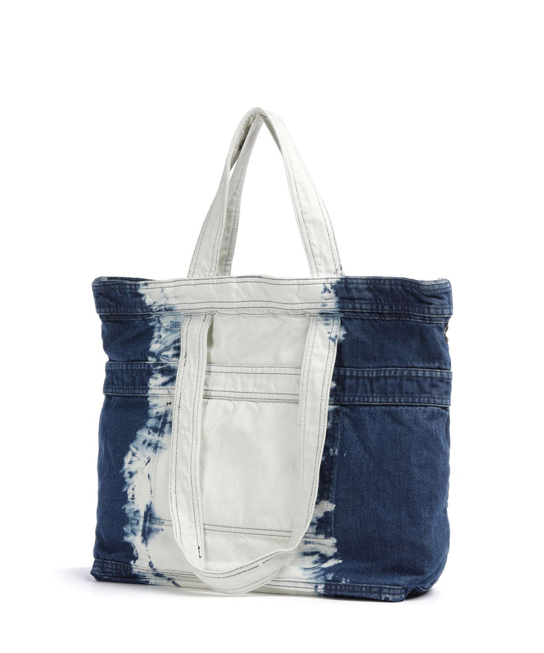 Replay Tote bag tie dye blue