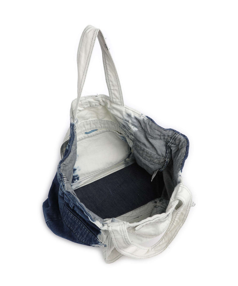 Replay Tote bag tie dye blue