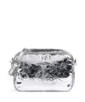 Patrizia Pepe Crossbody bag craquele silver