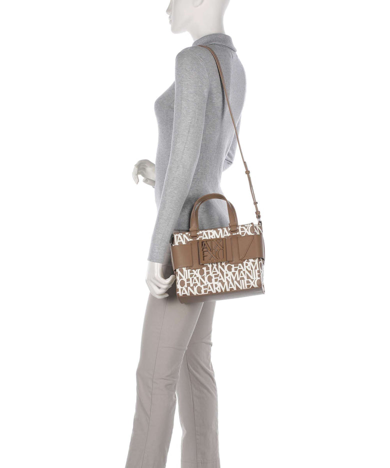 Armani Exchange Susie M Handbag white/pisco