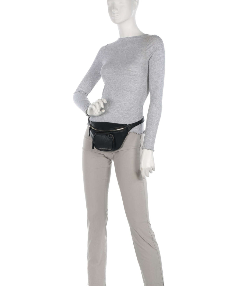Armani Exchange A-Line Fanny pack black