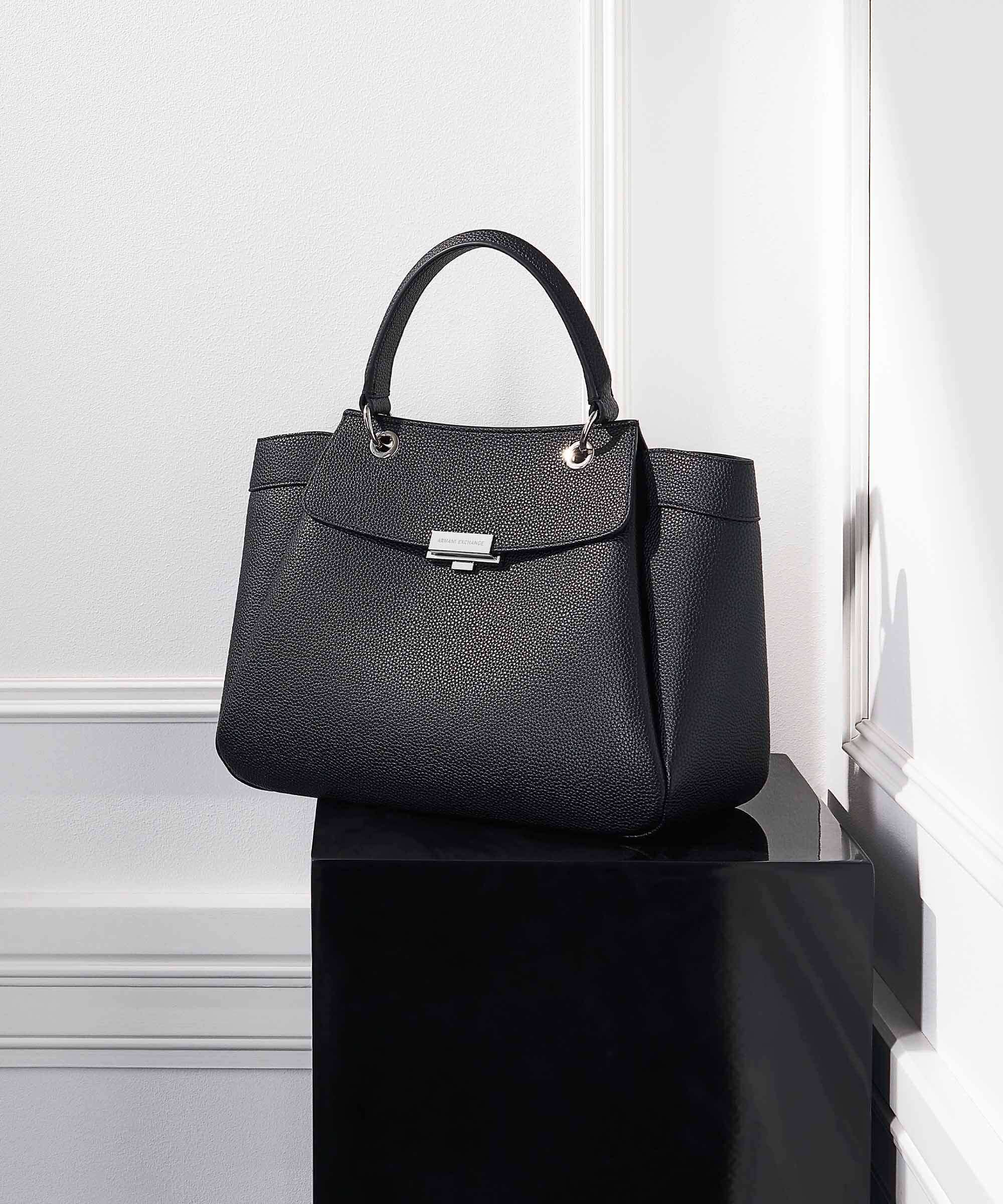 Armani Exchange Wave Handbag black